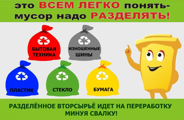Разделяем мусор правильно!.